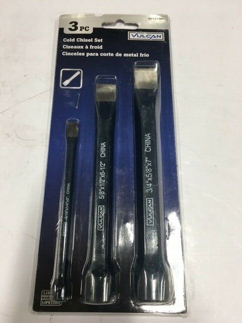 NEW VULCAN 3pc COLD CHISEL SET   # 5642178