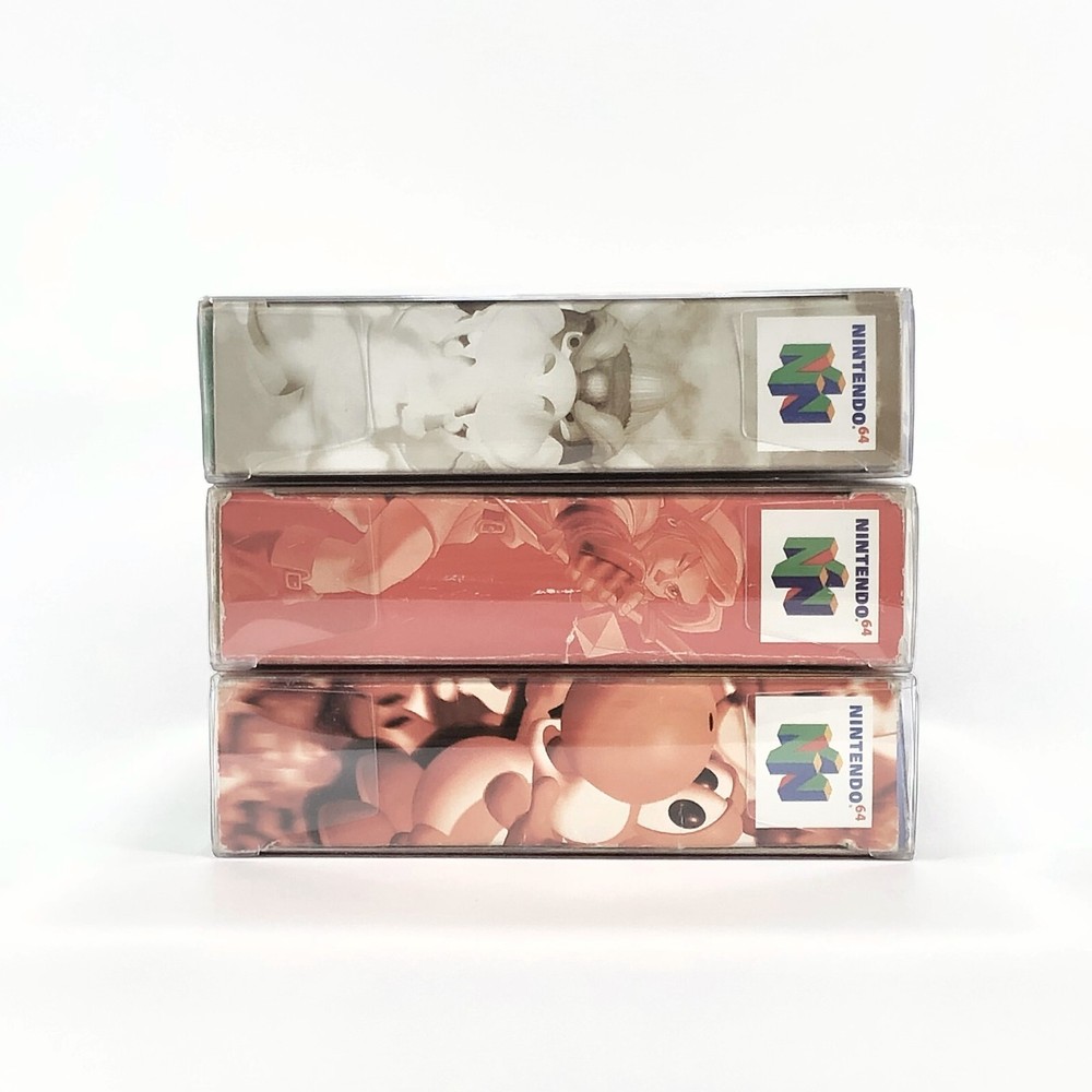 50 N64 Clear Plastic Box Protector Sleeve Case for Complete CIB Games