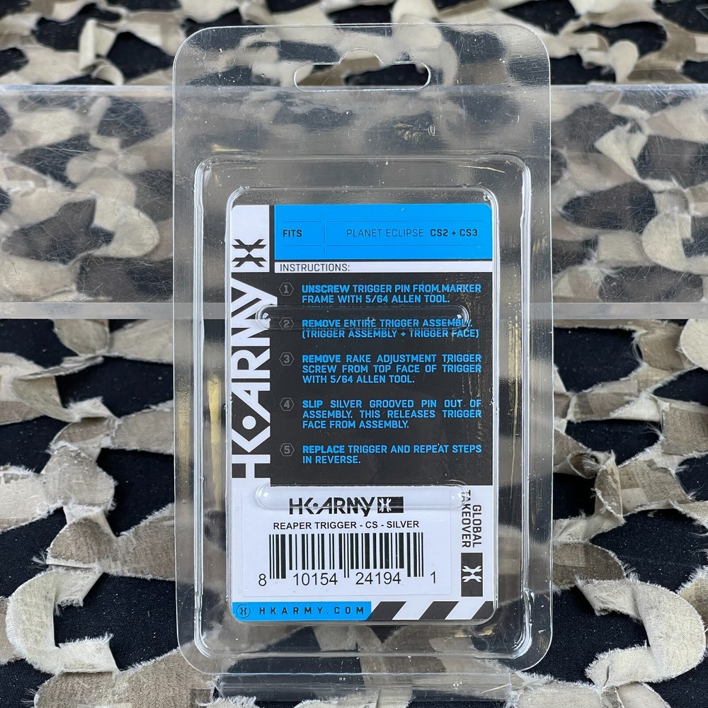 NEW HK Army CS2/CS3 Reaper Death Blade Trigger - Silver