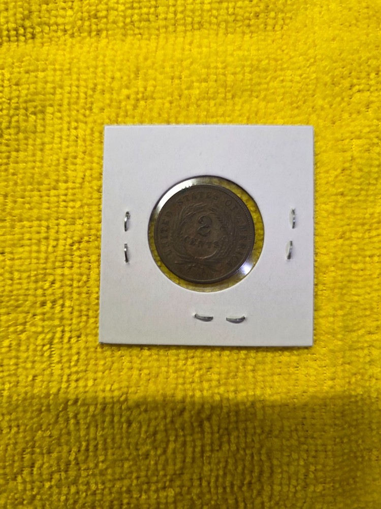 1864 2 CENT LARGE MOTTO NICE SHAPE