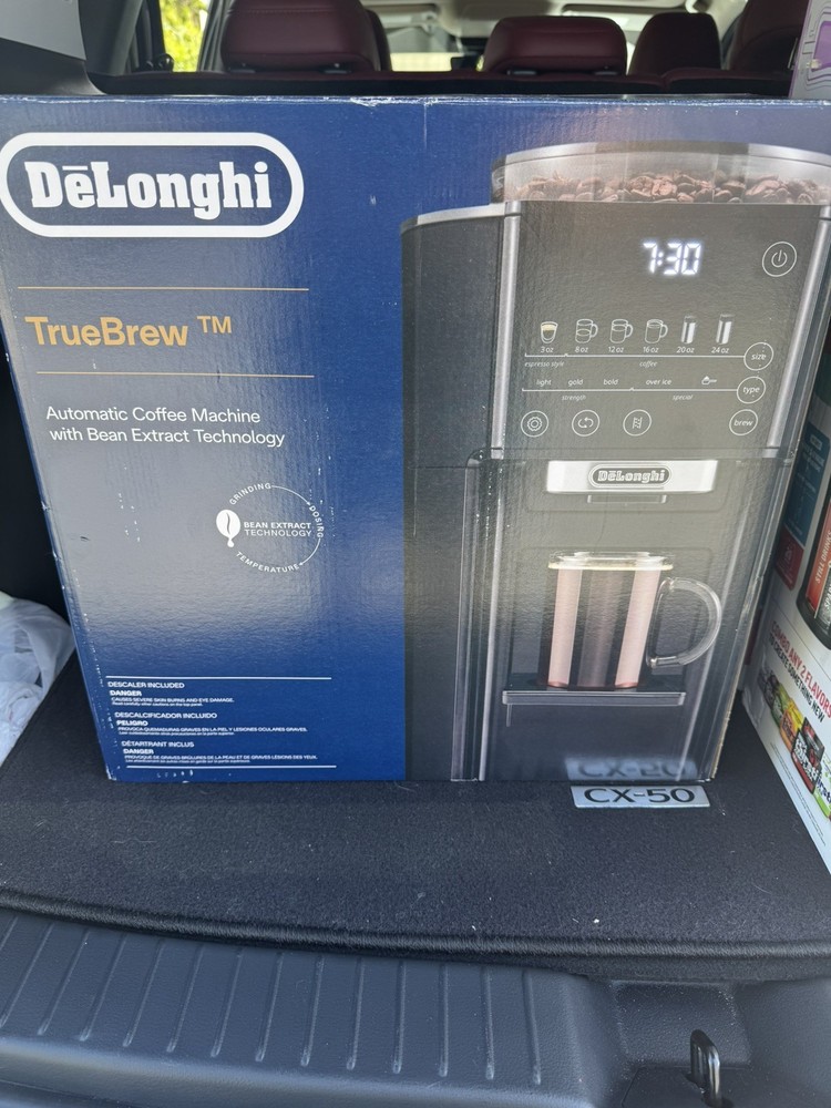 NEW  De'Longhi TrueBrew Automatic Coffee Maker with Bean Extract Technology