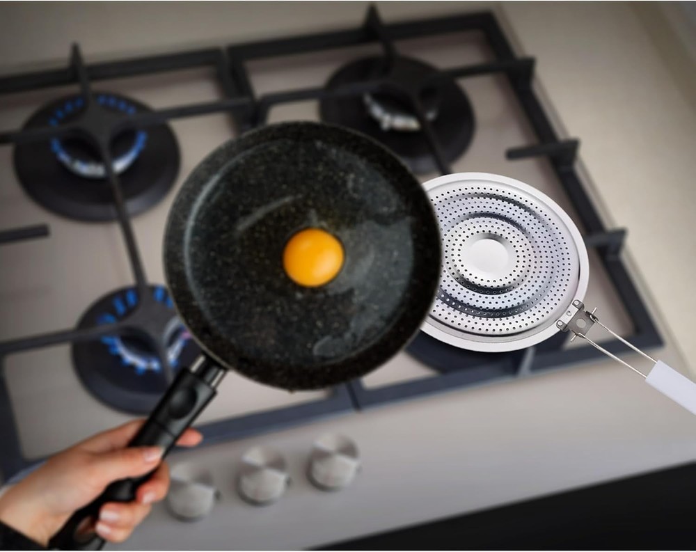 Versatile Heat Diffuser with Removable Handle – Ideal for All Your Cooking Needs