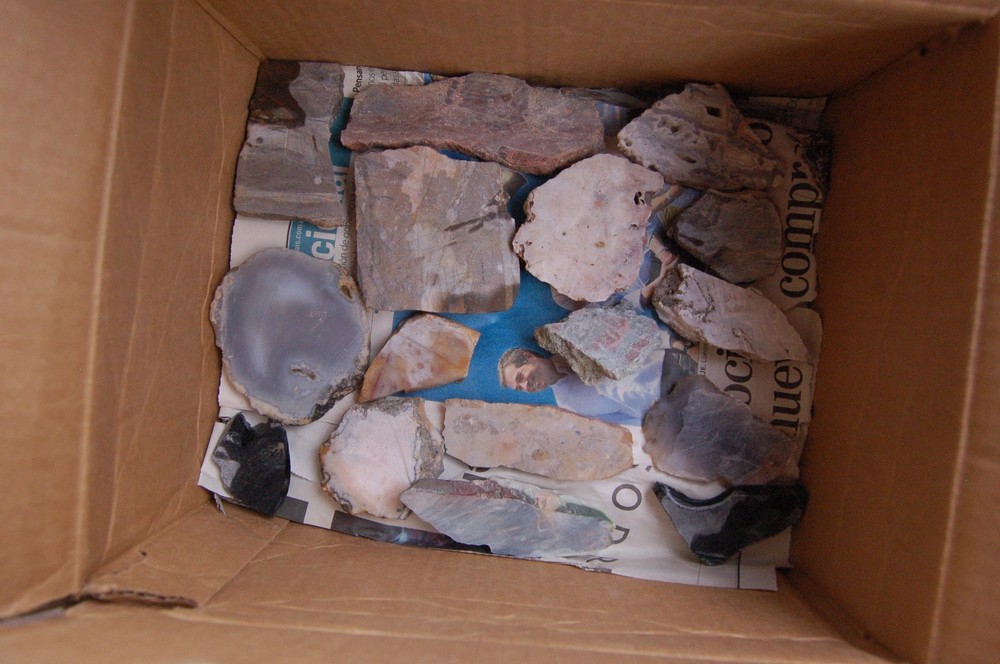 Miscellaneous Jasper, Agate, Calcite Onyx Slabs End Cuts Ect.