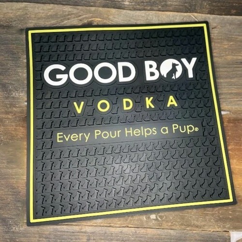 Good Boy Vodka Bar Mat 16x16