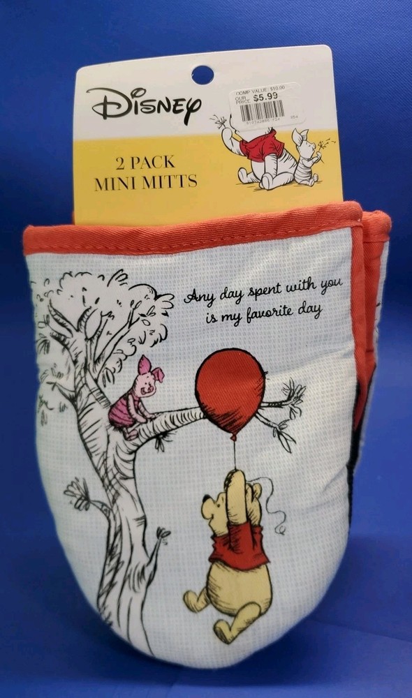 DISNEY 2 PACK MINI MITTS WINNIE THE POOH