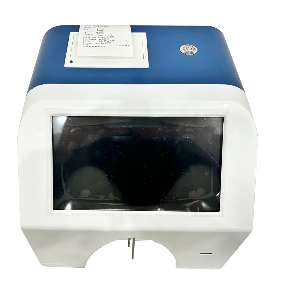 Milk and Dairy Analysis with Built-in Thermal Printer USB Interface Touch Screen