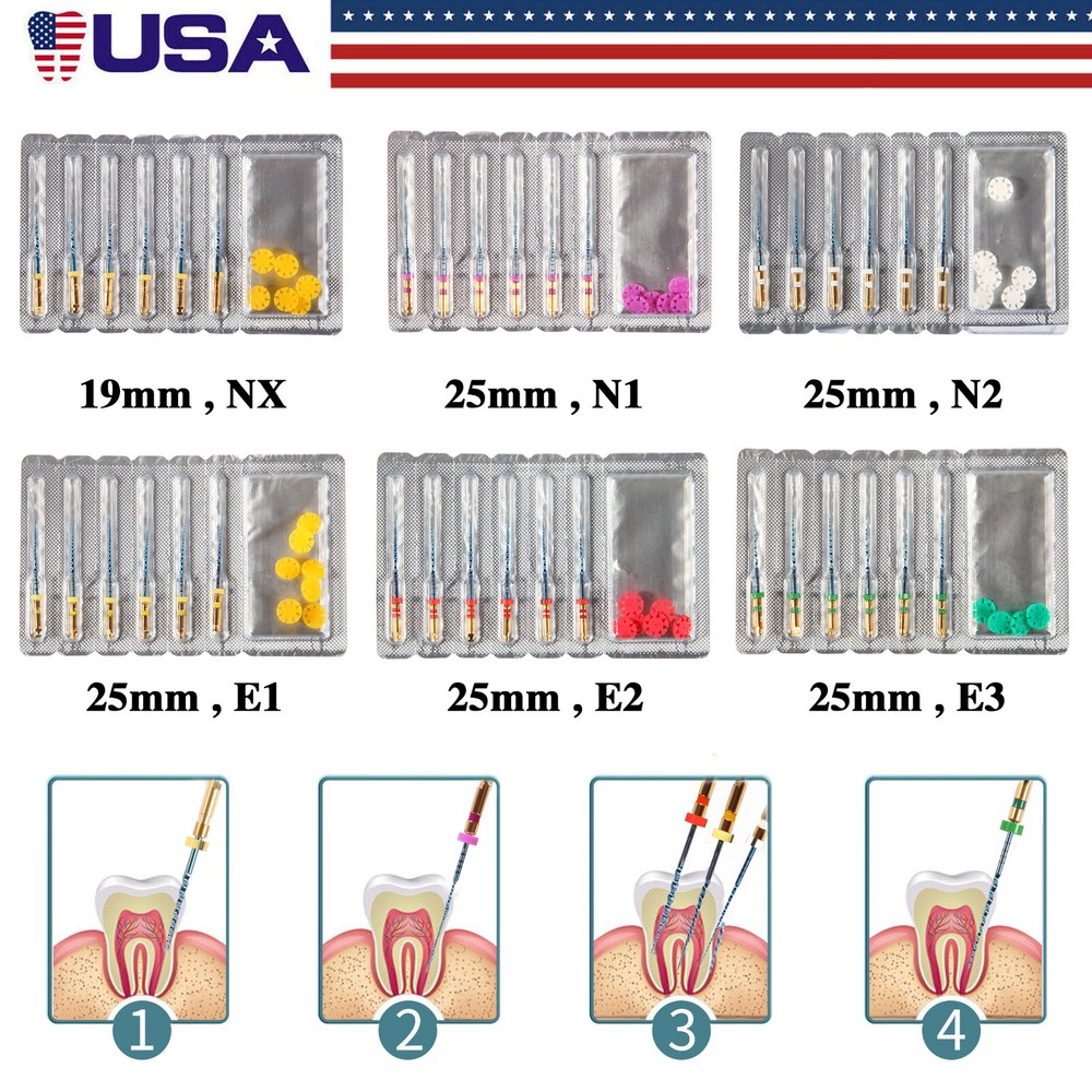 Dental Endo Root Canal Super Taper Rotary Niti Files Curved Engine File OR