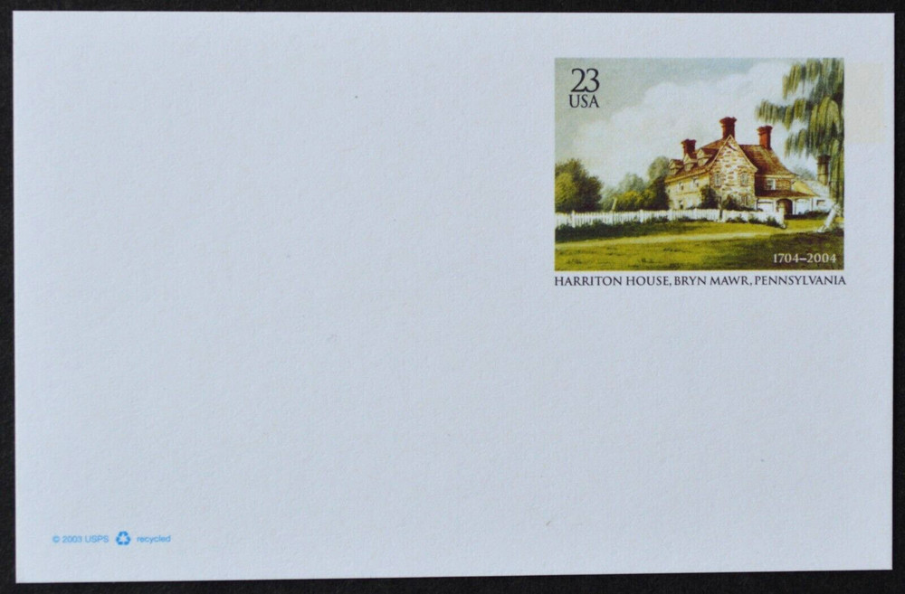 2004 US Sc. #UX406 postal card, 23 cent, mint, sharp corners, excellent shape