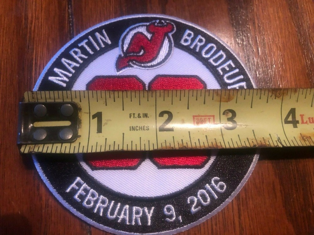 Martin Brodeur Retirement Jersey Patch New Devils Jersey #30