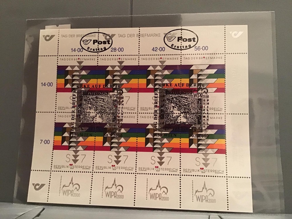 Austria 2000 stamp day  Stamps sheet R22898