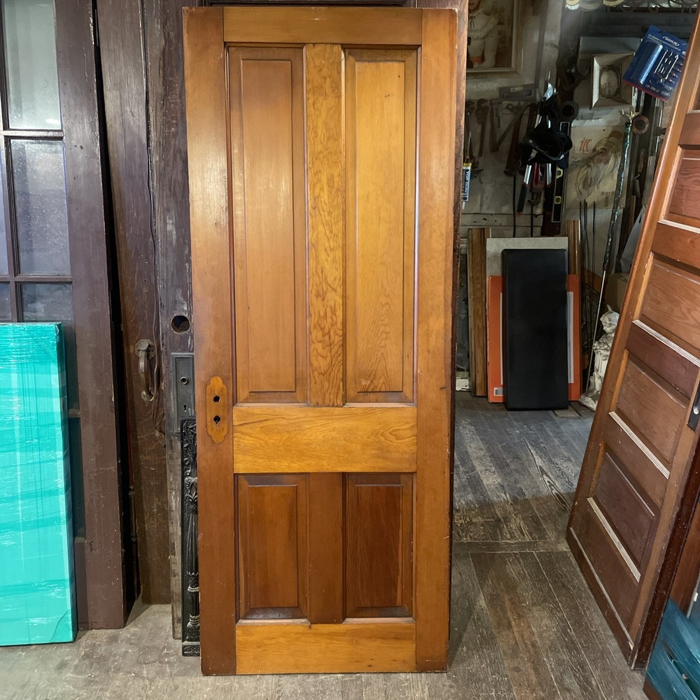 Four vertical panel Pine interior door