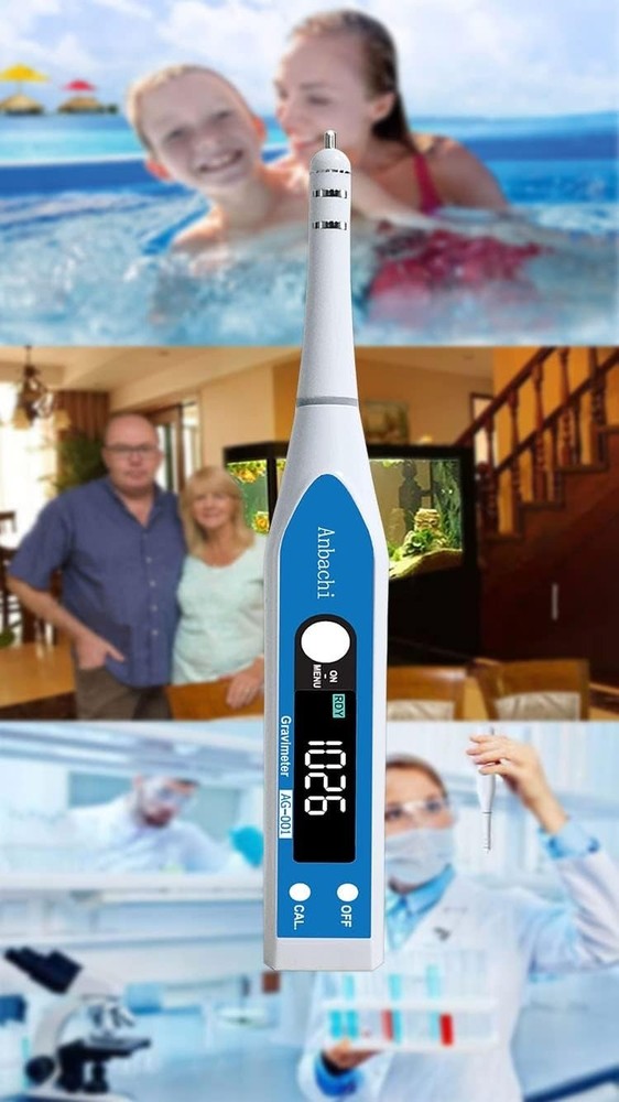 anbachi Digital Salinity Meter 3-in-1 Saltwater Tester