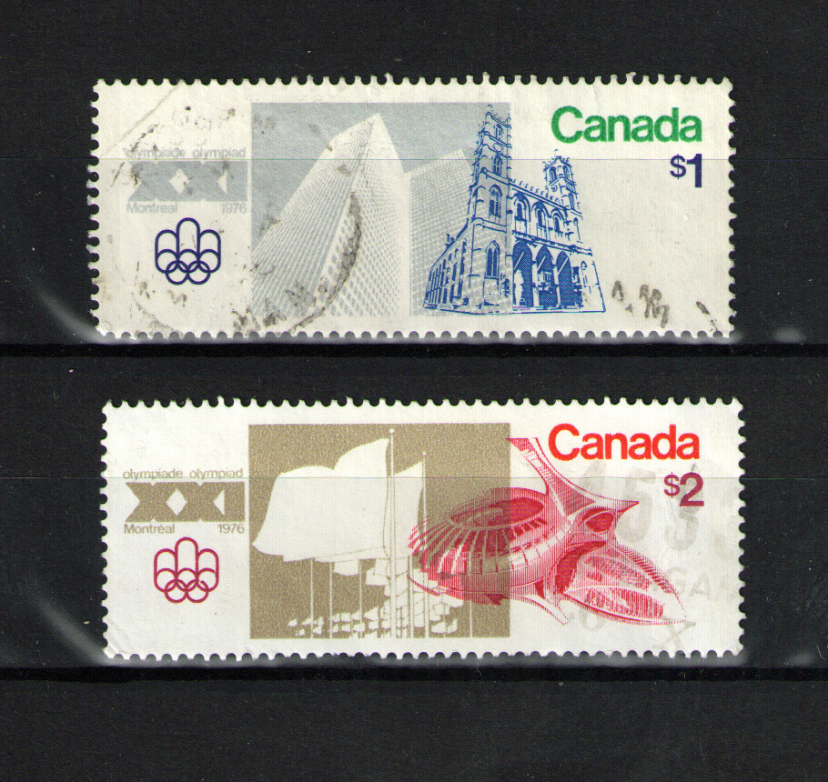 Canada  687-688  Olympics  Set     Used
