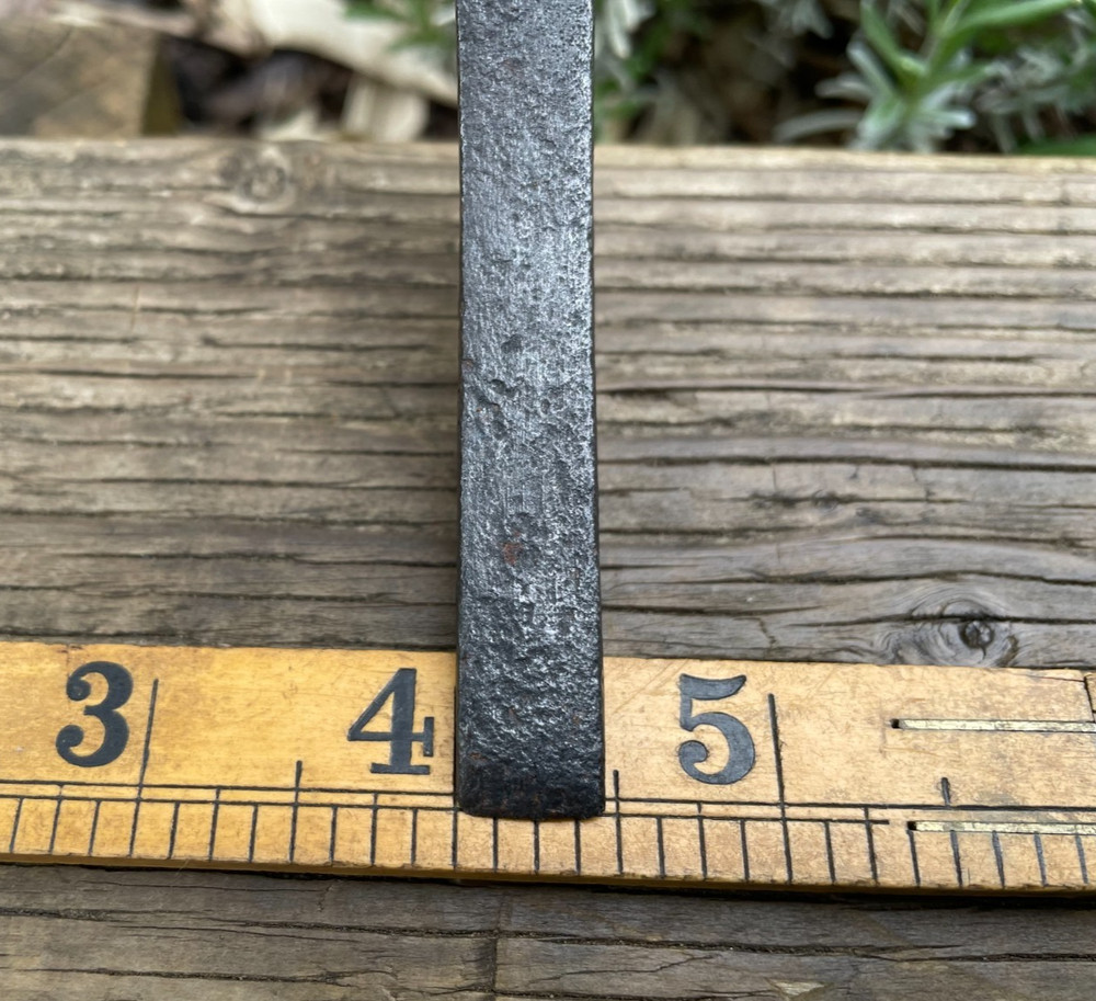 Vintage WARD W&P Socketed Swan Neck Lock Mortise Chisel Old Tool