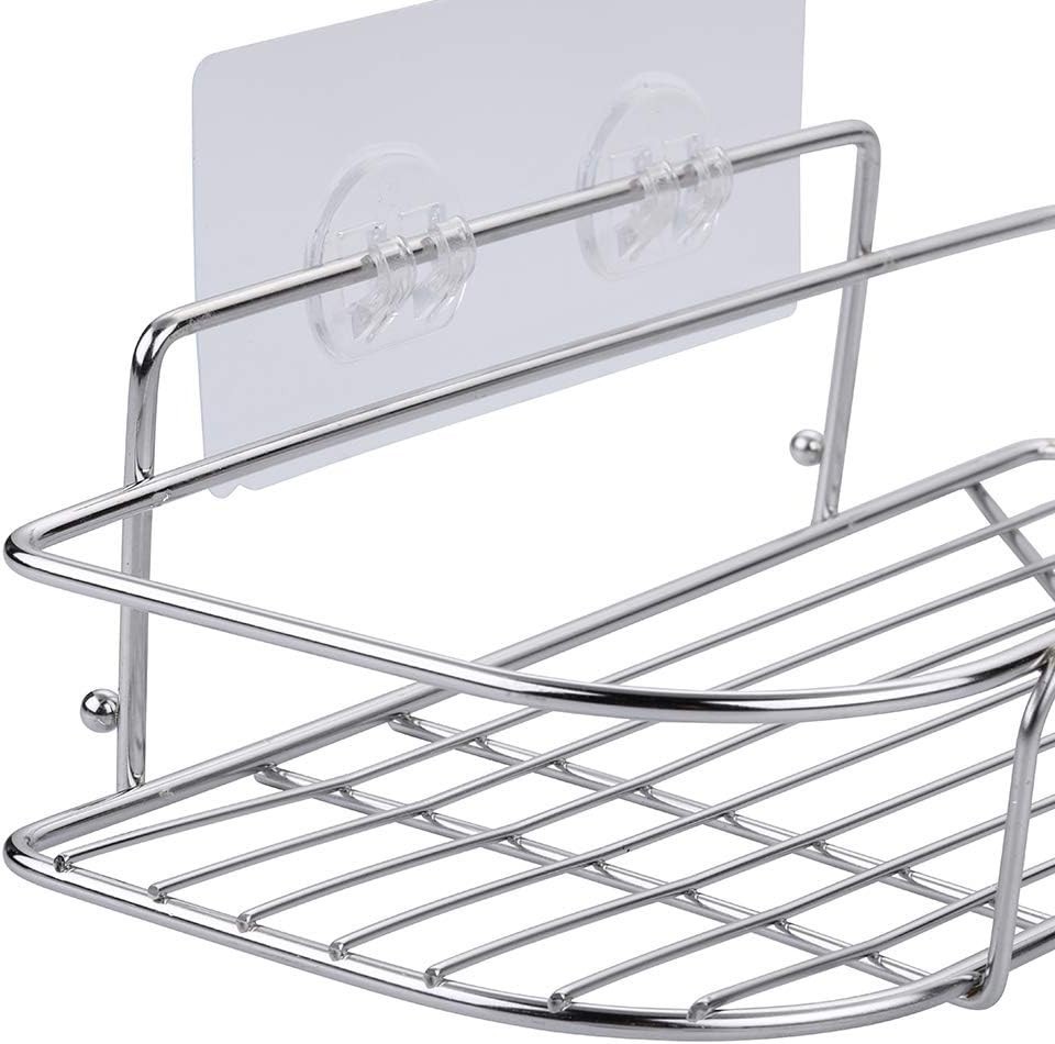 Minimalist 8-Pack Corner Shower Caddy Adhesive Strips - Easy Installation
