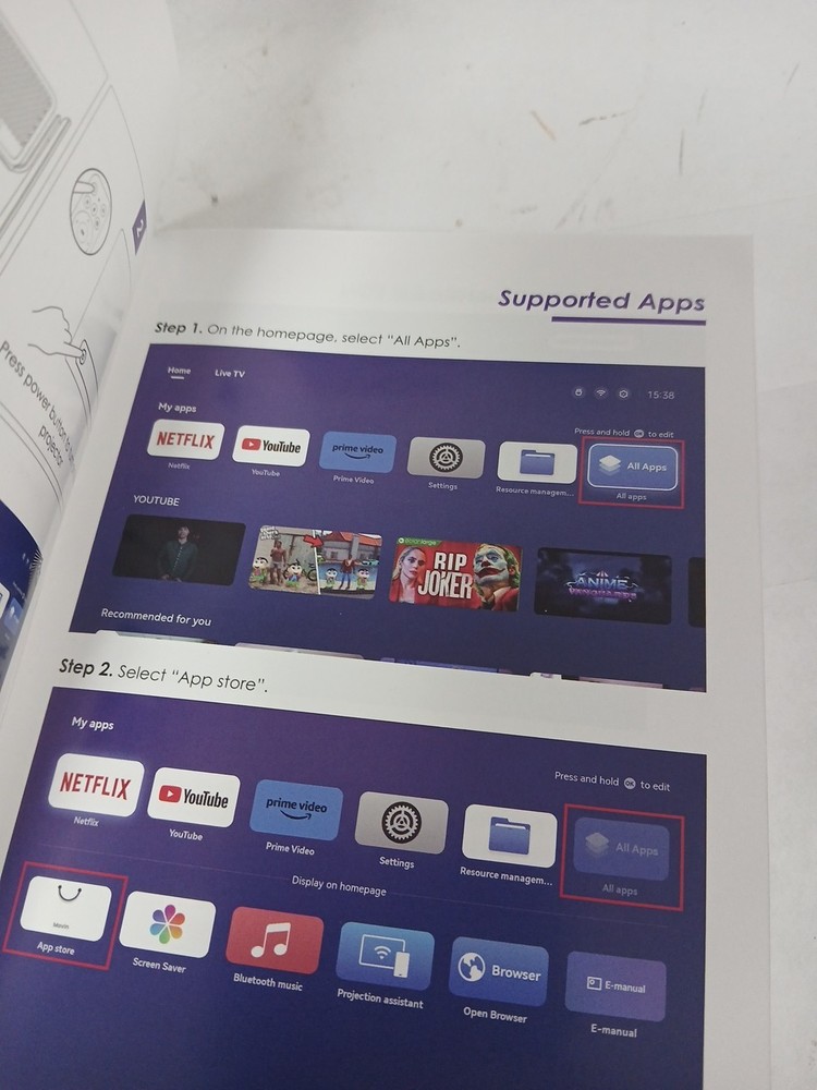 Elephase Video Projector Ac201