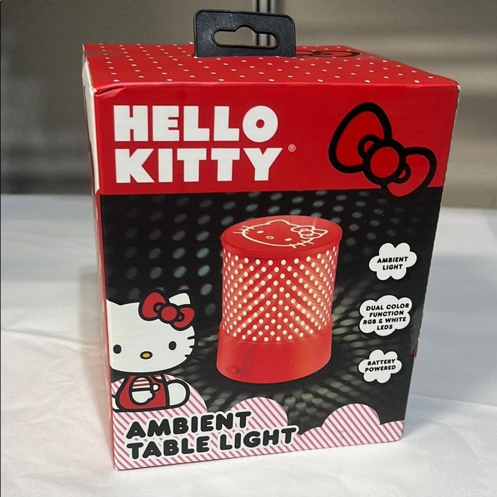 Hello Kitty Red Ambient Table Light
