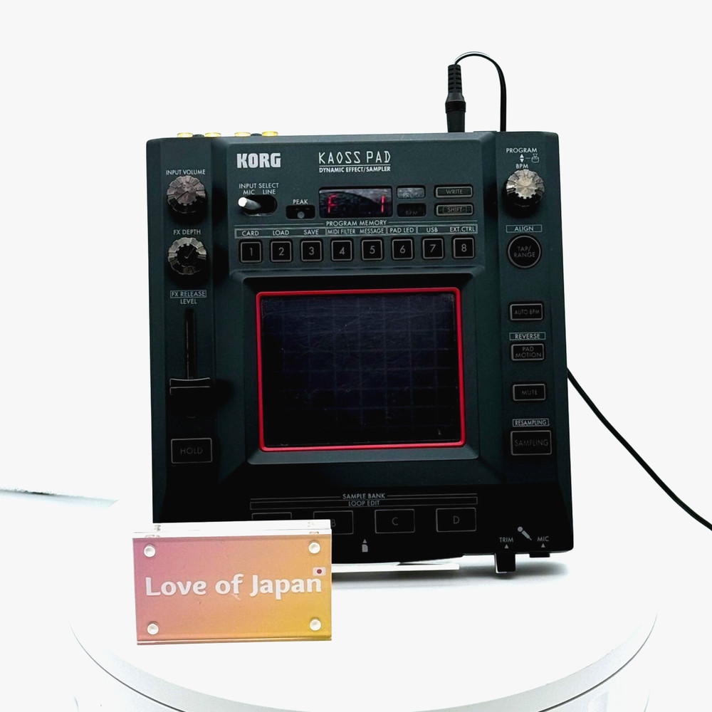 KORG KAOSS PAD KP3 KP-3 Dynamic Effect Sampler Sequencer w/Accessories Working