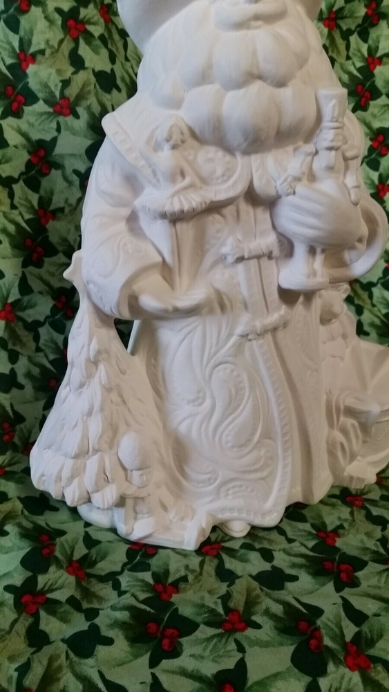 Ceramic Bisque ~~ Ready to Paint ~Gare~ Nut Cracker Santa