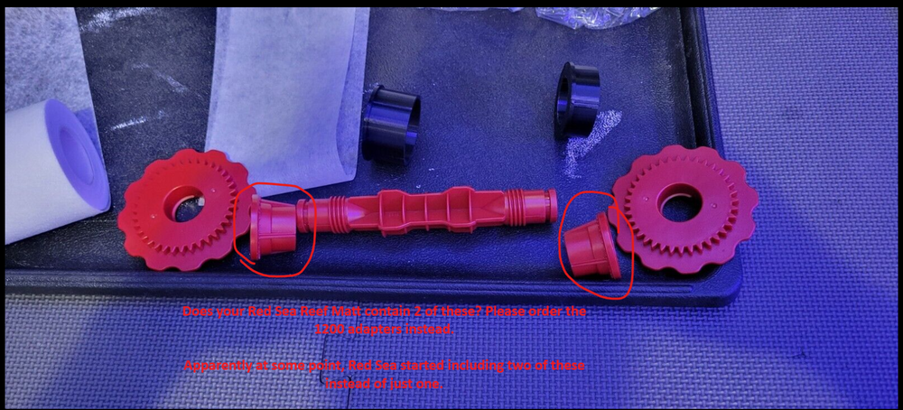 3D Printed Red Sea ReefMat Fleece Roll Adapters
