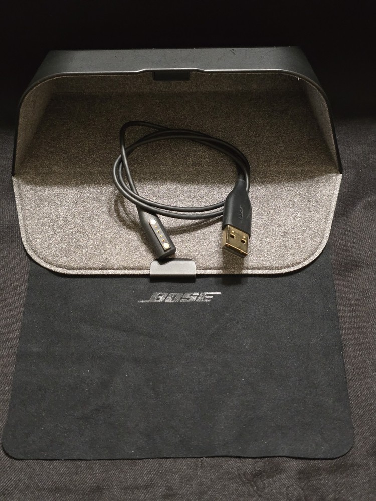 Bose Bluetooth Audio Sunglasses Frames Tenor Set Black & Silver Lens Rectangular