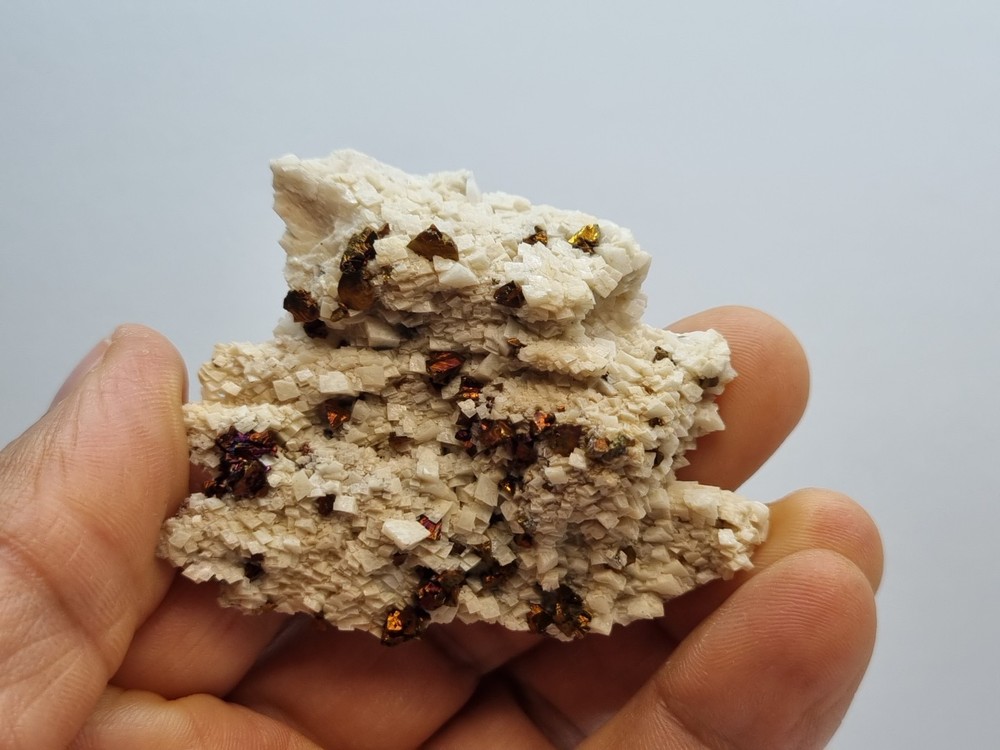 Minerals◇Calcipyrite with Siderite origin Breislar Germany