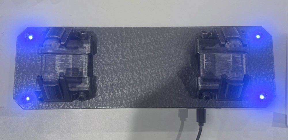 INTERACTIVE LIGHTSABER HILT DISPLAY STAND