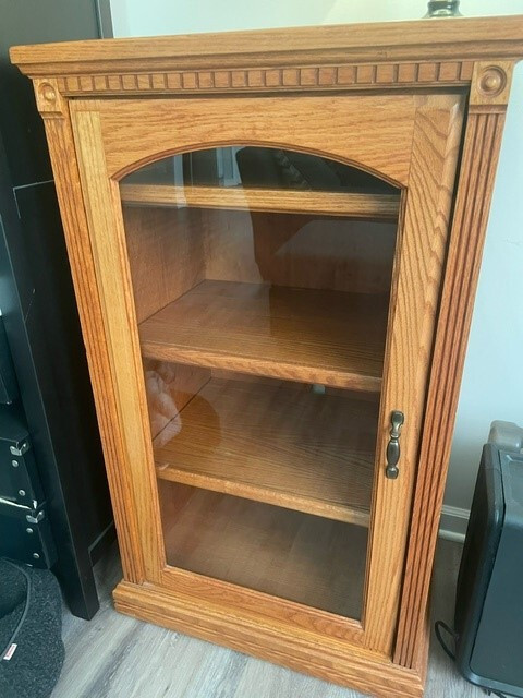 Oak Entertainment Cabinet