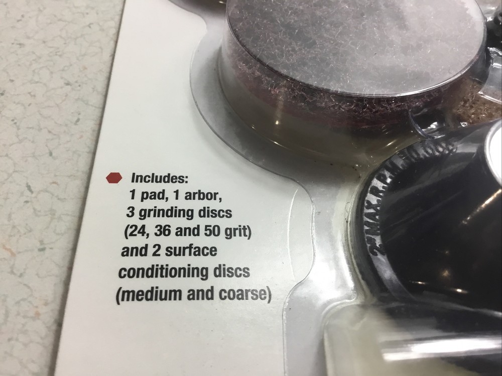 Sure Bilt 8290-036 2” Surface Conditioning Kit die grinder set Pad Arbor Discs