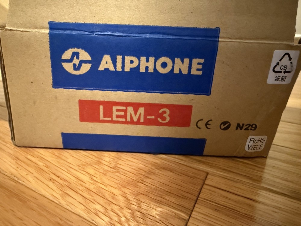 AIPHONE LEM-3 Open Voice Selective Call Master Intercom NEW - ORIGINAL PACKAGING