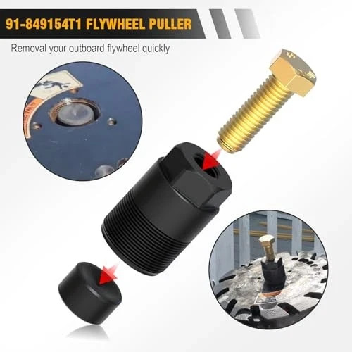 Flywheel Puller Removal Tool Compatible with Mercury Mariner Yamaha Outboard