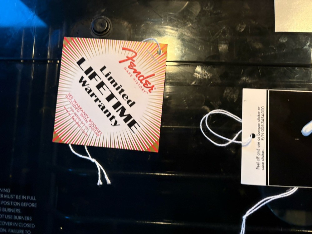 Fender Bass Case Candy Manual Tags