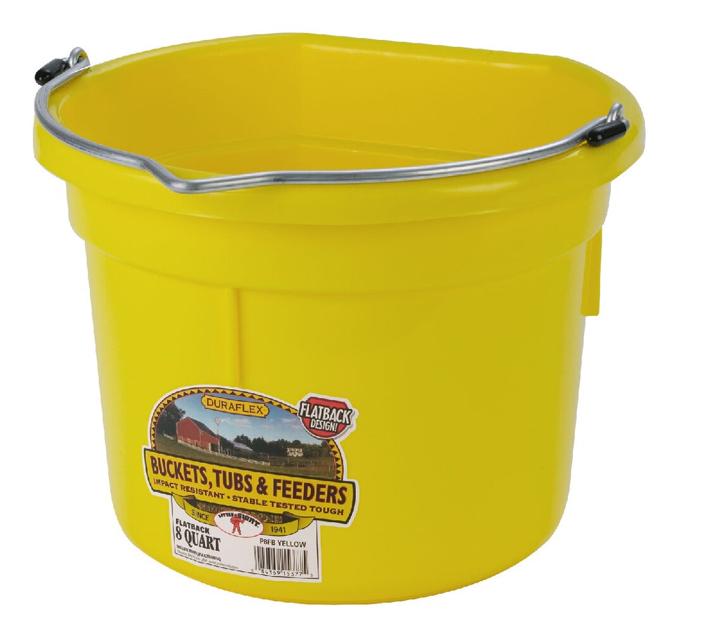 Little Giant 8 Quart Flat Back Bucket
