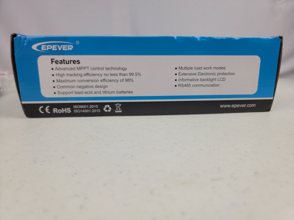 MPPT Solar Charge Controller 40A+ Remote Meter MT50+Temp