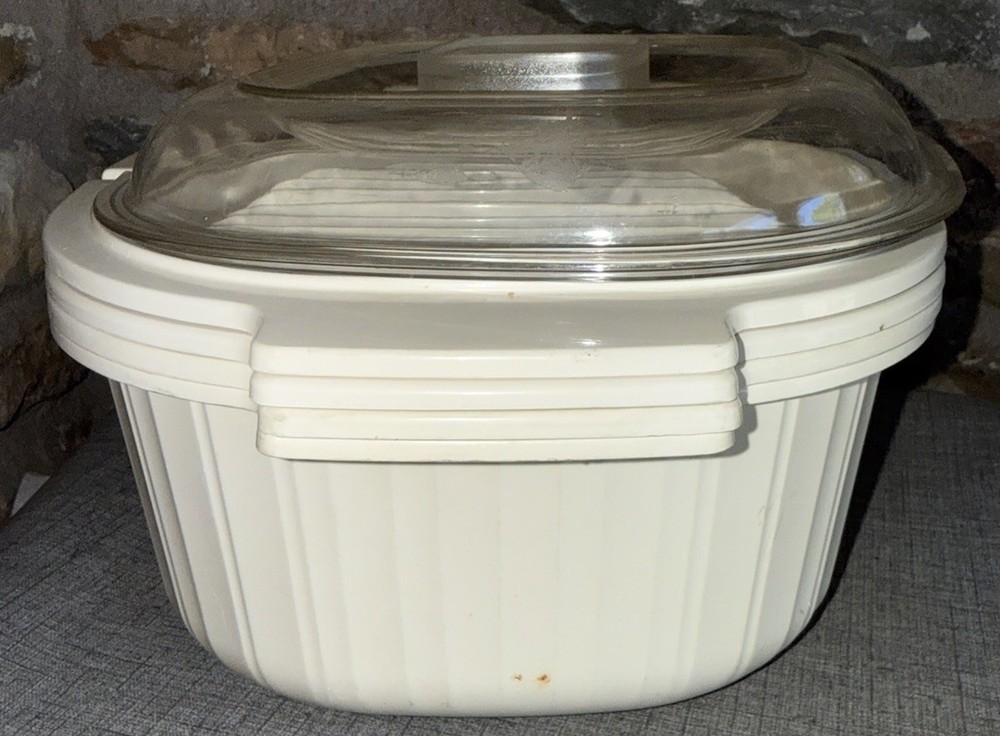 Rubbermaid Microwave Cookware 5 Piece Steamer Lid Stackable