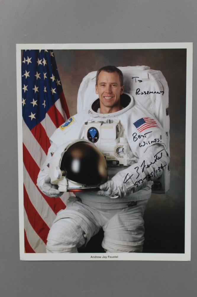 Astronaut Autograph - Space - Shuttle - Andrew Jay Feustel - Signed Inscribed