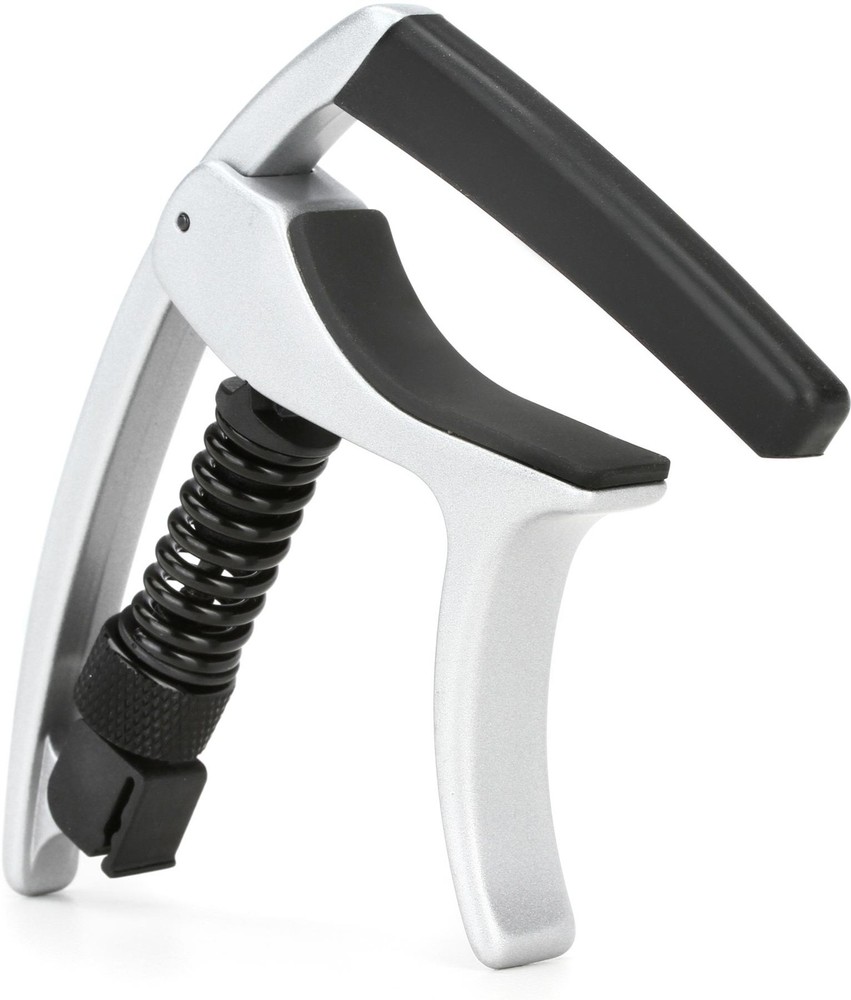 D'Addario NS Tri-Action Capo - Silver (2-pack) Bundle