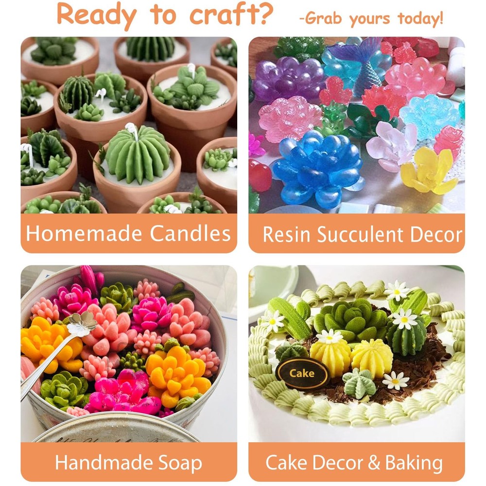Candle Making Kits for Beginners, DIY Candle Making Supplies Include 10pcs Su...