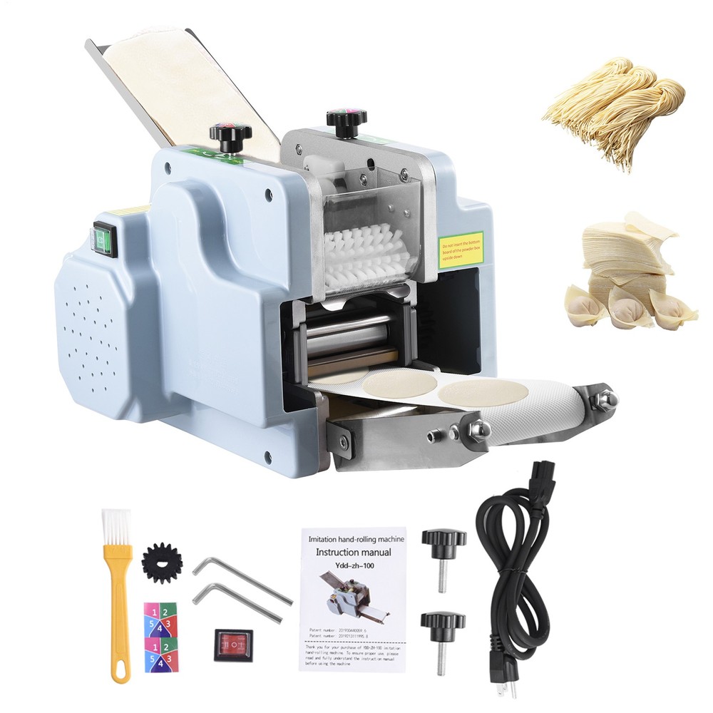 110V Automatic Dumpling Skin Machine Dumpling Wrapper Maker 50-60 Pieces/Min