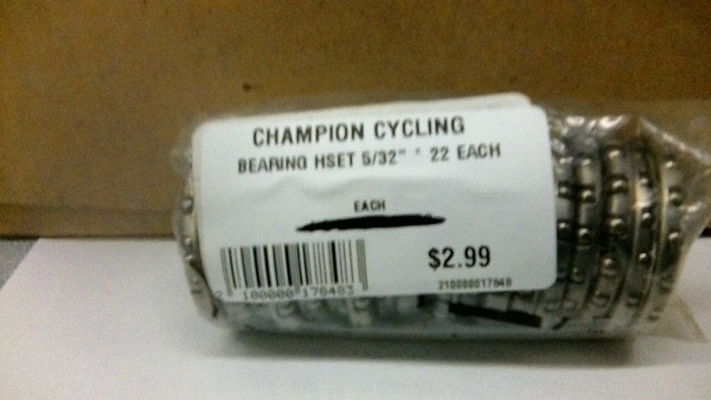 HEADSET BEARING 5/32 X 16 1"