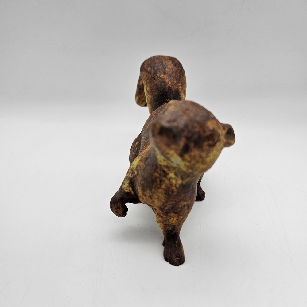Vintage Cast Iron Squirrel Door Stop Pair