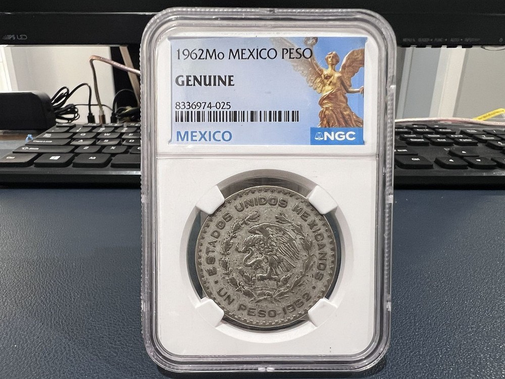 1962 Mo Mexico Peso NGC Genuine