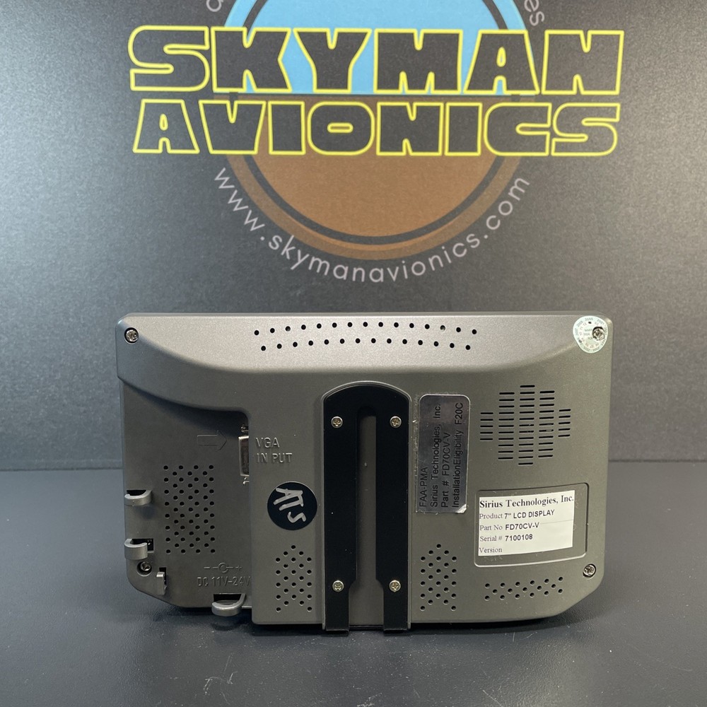 Flight Display Systems 7” LCD - FD70CV-V