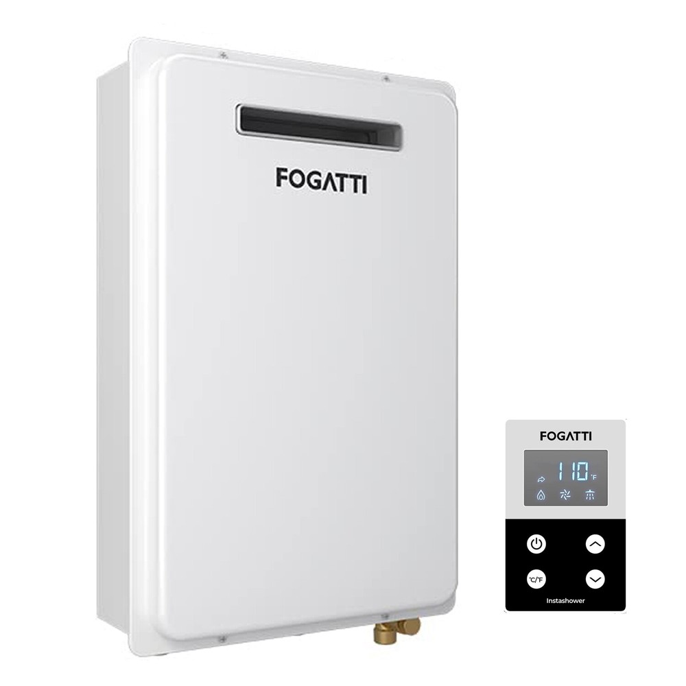 20L 6.3 GPM Outdoor Tankless Natural Gas Water Heater Instant Whole Home Use