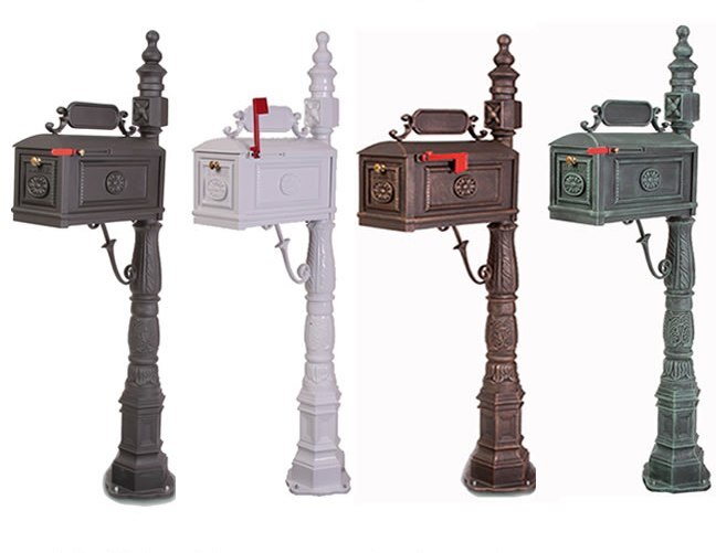 Classic Decorative Cast Aluminum Mail Box Mailboxes by Better Box Mailboxes