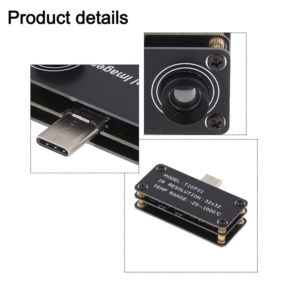 For Android Compatible Infrared Thermal Imaging Camera User Friendly Interface