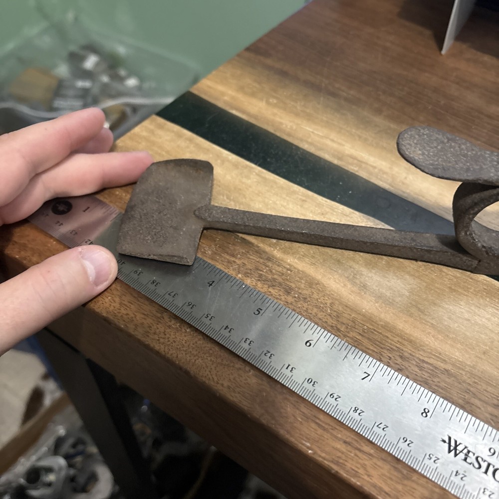 Unusual Primitive Tool Forge Stove Scraper Shovel Blacksmith