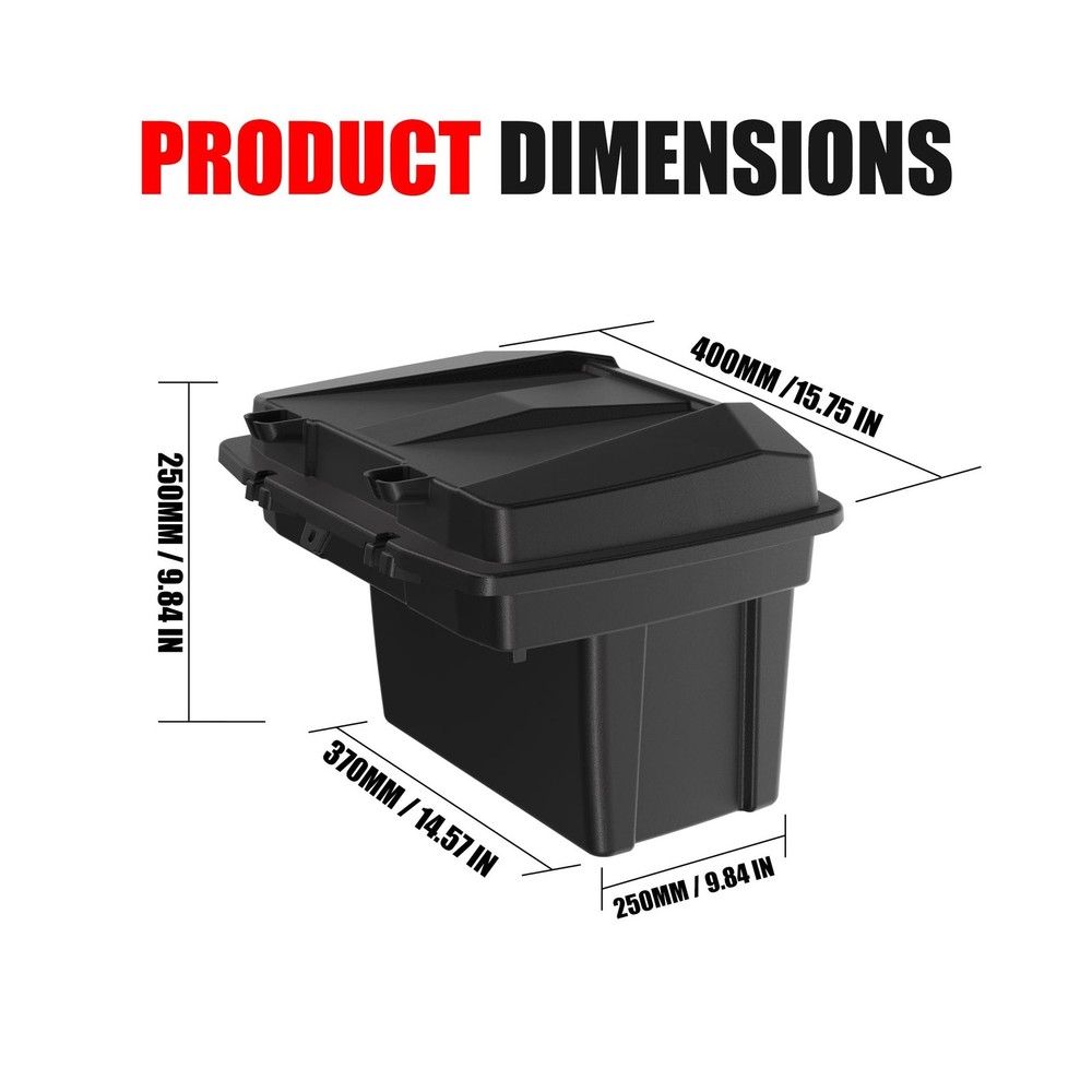 20L UTV Cargo Storage Box for Can-Am Defender/Commander, Waterproof Removable...