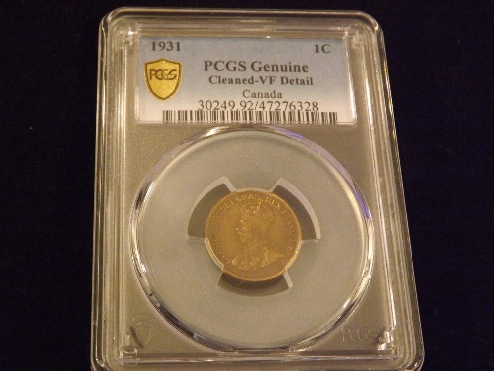 1931     1C                 Canada        PCGS  VF