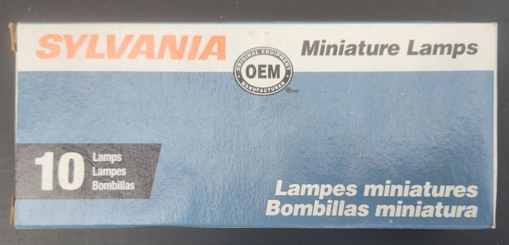 Sylvania Miniature Lamps Light Bulbs, 10 Pack, Replacement, 3157, Basic Size